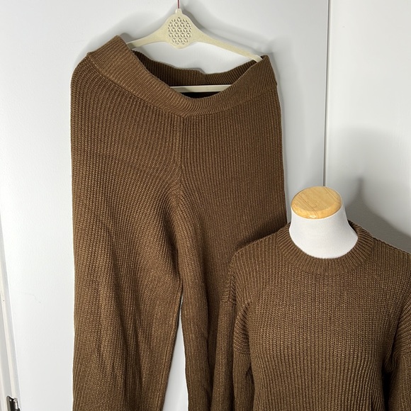 Micha Lounge split front tunic two-piece set wide leg culotte pants Coord Set - Picture 10 of 12